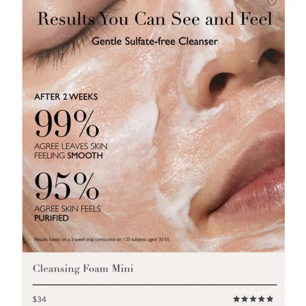 Omorovicza Cleansing Foam Travel Size Face Facial Cleanser NEW